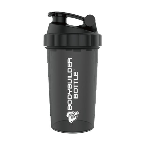 Protein shaker bottle 700mls Tumbler Original Frosted Black/White Lo