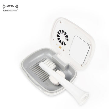 Travel Toothbrush Case Both Electric and Manual Toothbrushes, Portable UV toothbrush cover SmartSF UV Toothbrush sterilizer Case white Outdoor UV Sanitizer Toothbrush 
