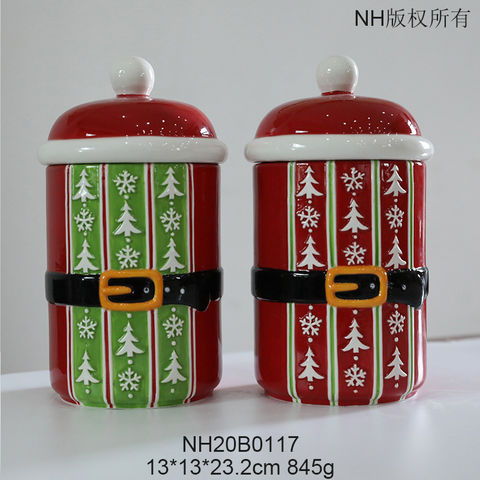 Buy Wholesale China Ceramic Christmas Cookie Jar & Cookie Jars at USD 1.5