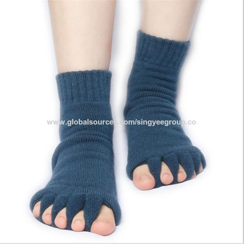 Toe Socks Sports Women Yoga, Split Toe Slip Socks