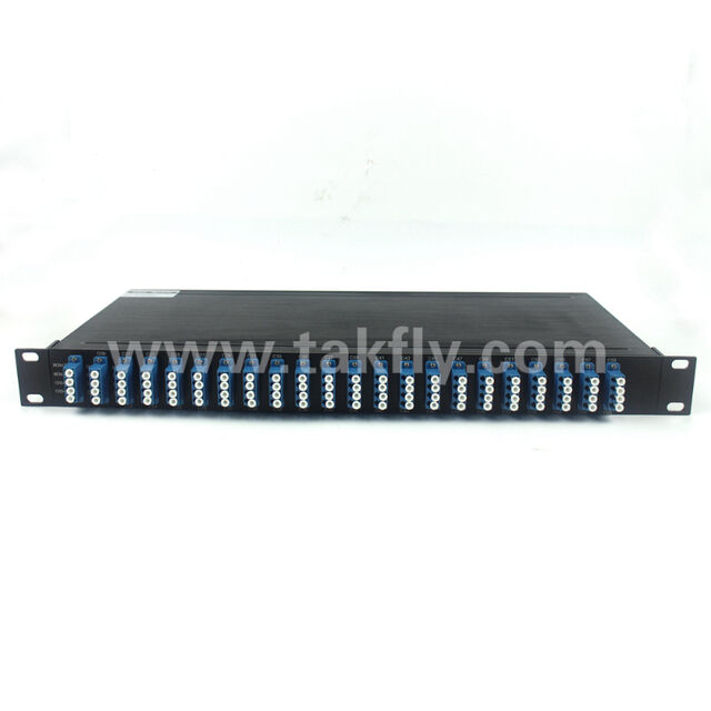 40CH C21-C60 100GHz 200GHz Mux Demux DWDM AAWG - Multiplexor/Demultiplexor de longitud de onda densa for sale at factory direct price