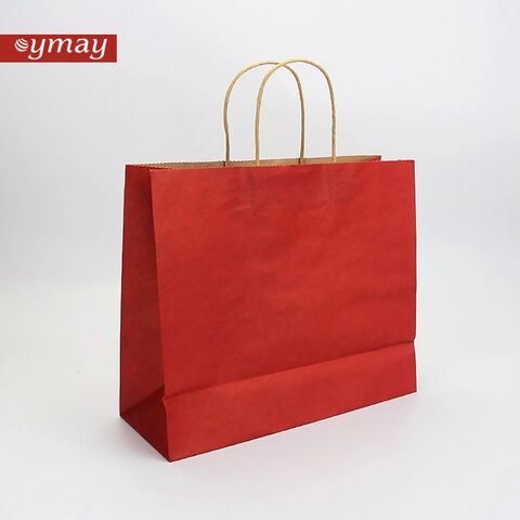 Compre Bolsas De Papel Naranja Ecológicas Personalizadas Para Ropa