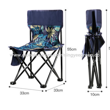 Outdoor Folding Chair Folding Stool Portable Fishing Chair Art