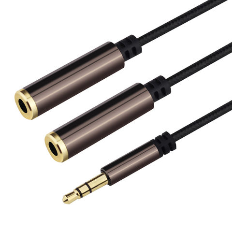 Adaptateur Câble Diviseur Y Audio Stéréo 3,5 mm pour Casque d'écoute iPhone vers Ordinateur for sale at factory direct price