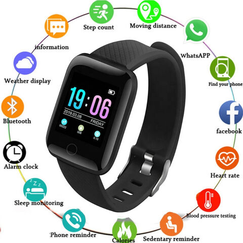 Id116 Plus Wrist Band Smart Bracelet Blood Pressure Sport