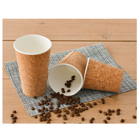 Vasos de papel de corcho for sale at factory direct price