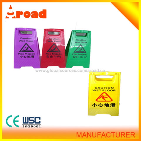 Multi Types Plastic A Shape Warning Caution Board Road Safety Sign ...