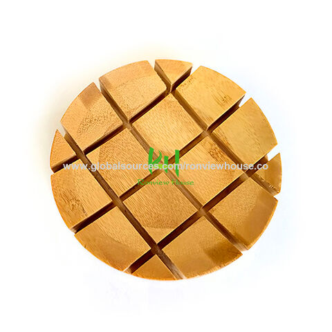 Bloque de Cuchillos de Cocina de Bambú Duradero con Ranura Ancha, Soporte de Cuchillos de Bambú para Encimera, Organizador de Cuchillos y Bloque de Carnicero
