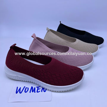 China Los zapatos para andar cómodos de las mujeres, zapatos del deporte  del punto de la mosca de la señora, las zapatillas de deporte de las  mujeres, los calzados informales de las