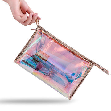  Large Capacity Travel Cosmetic Bag Glitter Makeup Bag