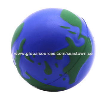 Achetez en gros Ecologique Pu Anti-stress Anti-tension Pression Globe Globe  Terrestre Concave-sensation Convexe Chine et Balle En Pu à 0.35 USD