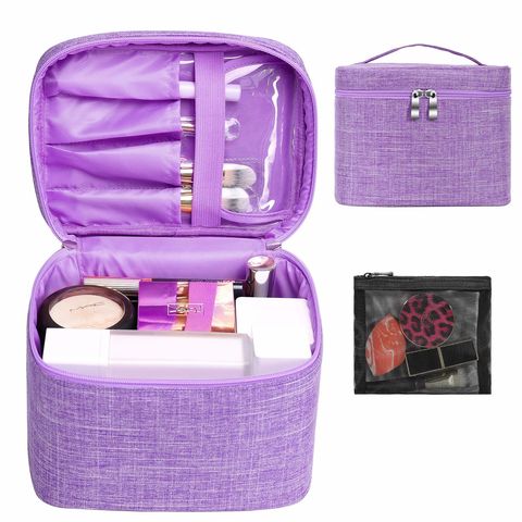 Buy Wholesale China Wholesale Cosmetic Bag Large Size Makeup Case Make Up  Travel Bag Large Size Cosmetic Bag & Wholesale Cosmetic Bag Cosmetic Bag  Purple at USD 0.99 | Global Sources