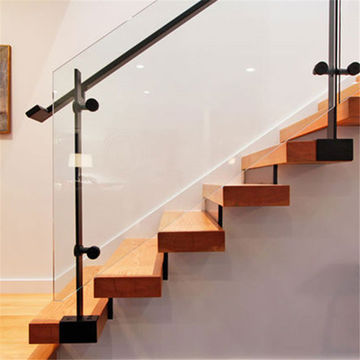 Steel Floating Stairs, Prefabricated DIY Metal Stairs