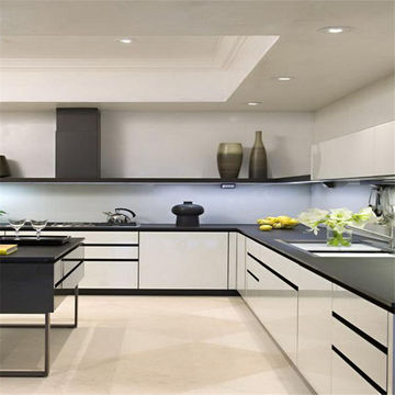 Modern Blue High Gloss Acrylic Kitchen Cabinets Design - China Manufacturer  & Supplier