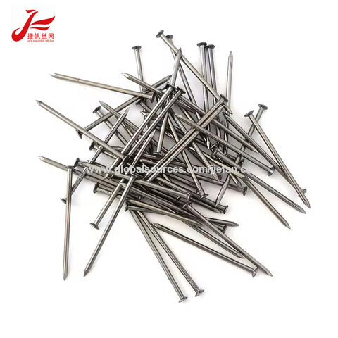 Precio de fábrica Clavos redondos comunes de alambre de hierro pulido para la construcción de edificios de madera