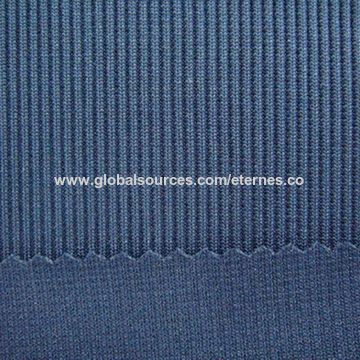 Knitted Polyester Rib Fabric, Rib Knit Fabric Yard