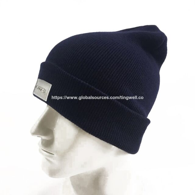 Gorro de Punto Tingwell Azul Marino con LED, Gorro Beanie para Invierno for sale at factory direct price