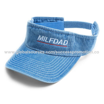 embroidered visors wholesale