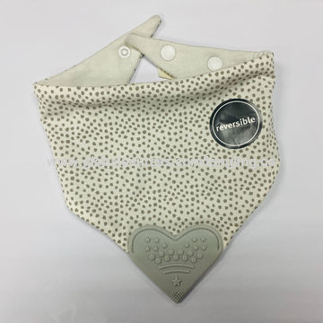 dribble bibs with teether