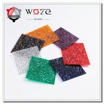 Solid Embossed Diamond Textured Polycarbonate Sheet -Wallis Plastic