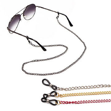 Metal Eyeglass Chain Sunglasses Chain Metallic Unisex Cool Sunglasses  Holder Eyewear Retainer Strap - Buy China Wholesale Eyeglass Chain $0.8
