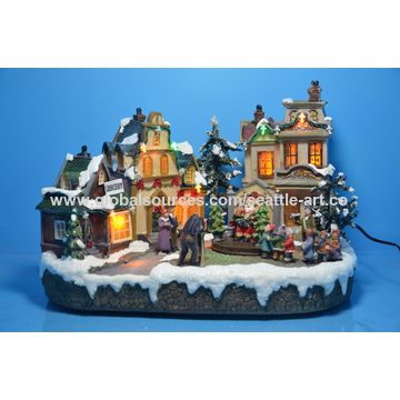 Buy Wholesale China Animated Christmas Village Santa Taking Photo With  Colored Led Lights With Music Xmas Song B/o A/c & Animated Christmas Village  at USD  | Global Sources