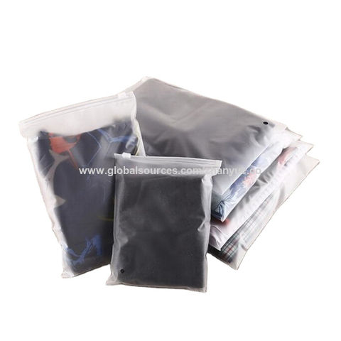 Custom Package Bags for Clothing, PE Plastic Ziplock Bag 
