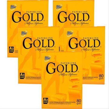 A4 80gsm Adagio Gold Paper - WL Coller Ltd
