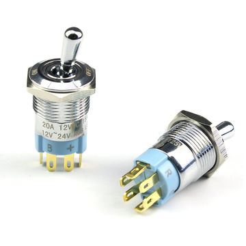 Buy Standard Quality China Wholesale 16mm Round Mounting Waterproof Spst On  Off 12v Rgb Illuminated Metal Toggle Switch $4.1 Direct from Factory at  Yueqing Daier Electron Co.,Ltd