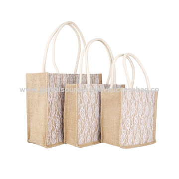 ALOKIK Laminated Jute Bags With Fabric For Ladies/Girls With Zipper (Big,  Pink) : Amazon.in: Bags, Wallets and Luggage