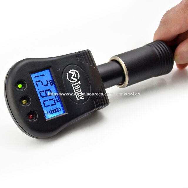 Probador/Analizador de Voltaje de Batería y Alternador de Vehículo con Pantalla LCD para Baterías Automotrices de DC12V