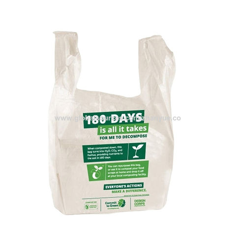 Printed Corn Starch,Plant Starch Eco Friendly pLA base Compostable Bags,  Capacity: 1-15 Kg at Rs 230/kilogram in Thane
