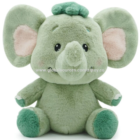 Buy China Wholesale Handmade Stuffed Animal Toys Green Plush Elephant For  Baby Girl And Boy Birthdays Gifts & Animal Plush Toys $4.4
