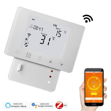 Termostato inalámbrico inteligente RF Wifi para calefacción de suelo y  caldera de Gas, controlador de temperatura