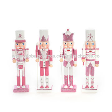 Pink nutcrackers for clearance sale