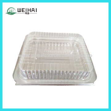 Clear Plastic box Disposable Meat Bowls soup bowl with Plastic Lids for ...