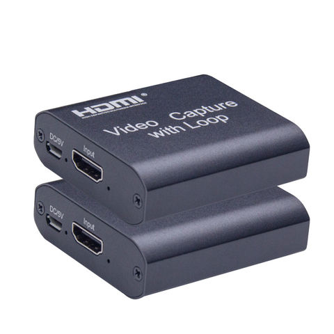 Carte de capture vidéo, carte de capture HDMI 4K Carte de capture de  jeu/diffusion en direct USB 3.