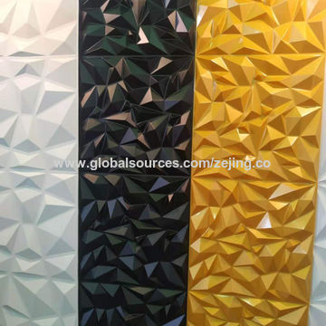 China Fashion design 3d decorative board interior wall panelling pvc ...