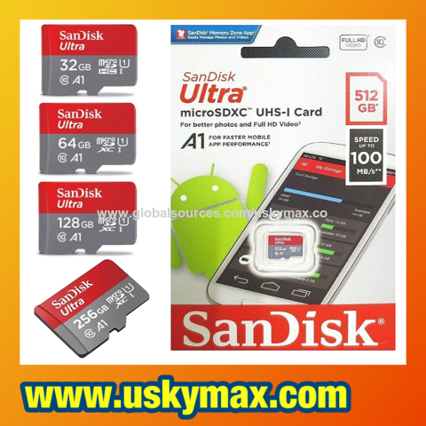 SanDisk Ultra A1 micro SDXC 64 Go (SDSQUAB-064G) au meilleur prix