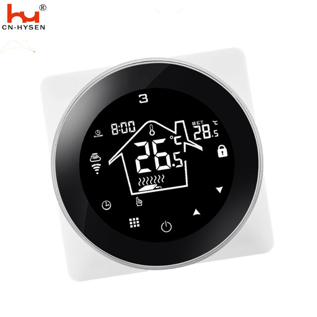 Thermostat intelligent WiFi programmable pour chaudière à eau/gaz, écran tactile, thermostat de chauffage seul pour la maison for sale at factory direct price