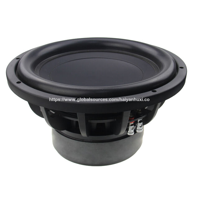 Subwoofer automotivo de 10 polegadas com cesta de ferro de 300 Watts RMS
