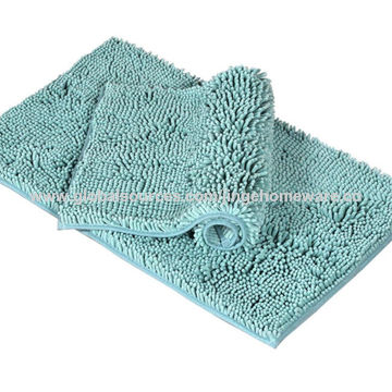 Non Slip Chenille Bath Mat Bathroom Microfiber Machine Made Waterproof Bath  Mat - China Carpet and Rug price