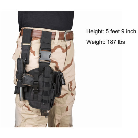 1pc Tactical Military Padded Pistol Carry Case Bag Handgun Gun Holster Pouch Tan 