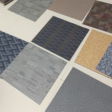 Stone Carpet Design Lvt Pvc Floor Tiles, Designer Vinyl Flooring Tiles