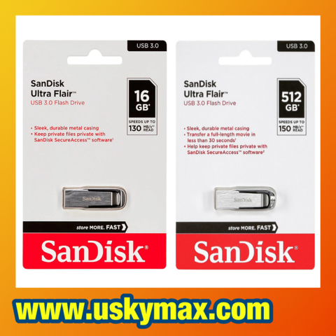 CLÉ USB SANDISK ULTRA FLAIR 512GB