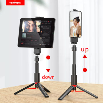 Soporte flexible para tablet para teléfono móvil, soporte único para teléfono móvil, soporte para tablet de aluminio metálico