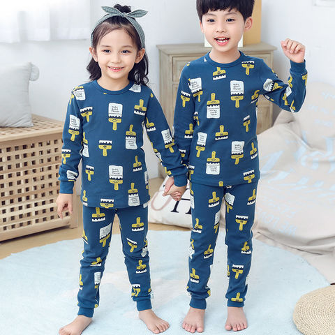 Compre La Moda Otoño Pijamas De Ropa Para Niños Distribuidores Al Por Mayor Para Niños y Ropa De Dormir Para de China por 5.04 USD | Global Sources