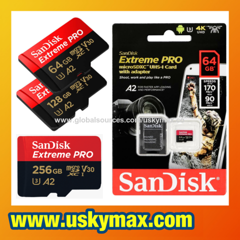 Micro SD Card SanDisk Ultra Extreme Pro 64GB/128GB/256GB/512GB/1TB Memory  Card