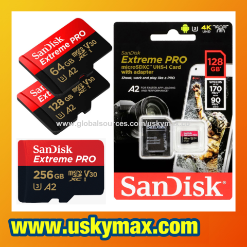 SanDisk 512 Go Extreme Pro Carte microSDXC - Adaptateur SD