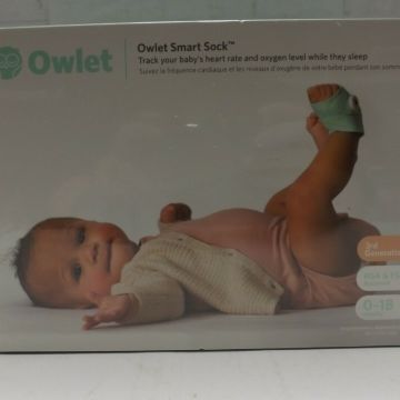 FACTORY SEALED Owlet Smart Sock 3rd Gen Heart Rate & Oxygen Level Baby Monitor 